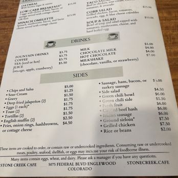 Stone Creek Cafe - Cafes Near Me - Englewood, Colorado Stone Creek Cafe - Cafes Near Me - Englewood, Colorado