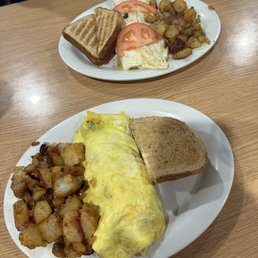Back: Goodness Gracious Front: Build Your Own Omelet