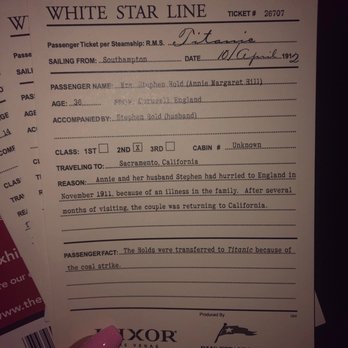 Titanic - Museums Near Me - Las Vegas, Nevada Titanic - Museums Near Me - Las Vegas, Nevada