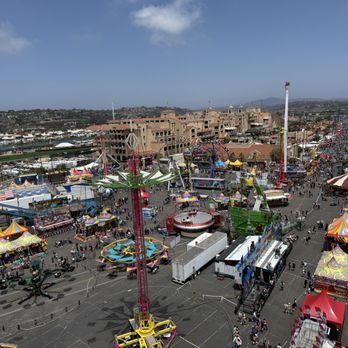 San Diego County Fair - Fair view from ferris wheel - Festivals Near Me - Del Mar, California San Diego County Fair - Fair view from ferris wheel - Festivals Near Me - Del Mar, California