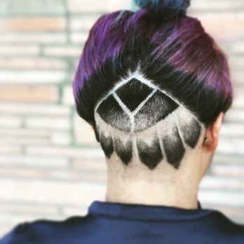 Studio 1090 - I miss my undercut! This was one of my favorite designs by Jake, done in time for my graduation. - Barbers Near Me - San Leandro, California