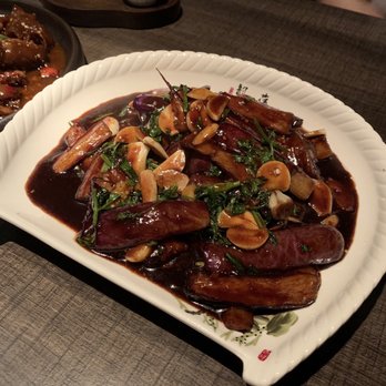 Uluh - Eggplant with Cilantro - Tea Rooms Near Me - New York, New York Uluh - Eggplant with Cilantro - Tea Rooms Near Me - New York, New York