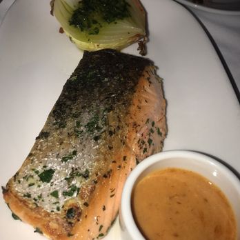 Jar - Salmon cooked med rare was delish - New American Near Me - Los Angeles, California