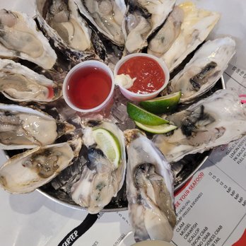 Pirates Kitchen - photos are the oysters (already shucked yo) & the PK platter which was so much for only $45, feeds 2 people easily. - Cajun/Creole Near Me - Artesia, California Pirates Kitchen - photos are the oysters (already shucked yo) & the PK platter which was so much for only $45, feeds 2 people easily. - Cajun/Creole Near Me - Artesia, California