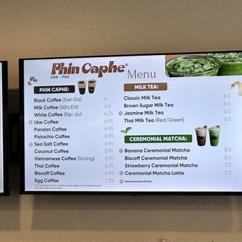 Phin Caphe PDX - Menu as of June 2026 - Coffee & Tea Near Me - Happy Valley, Oregon Phin Caphe PDX - Menu as of June 2026 - Coffee & Tea Near Me - Happy Valley, Oregon