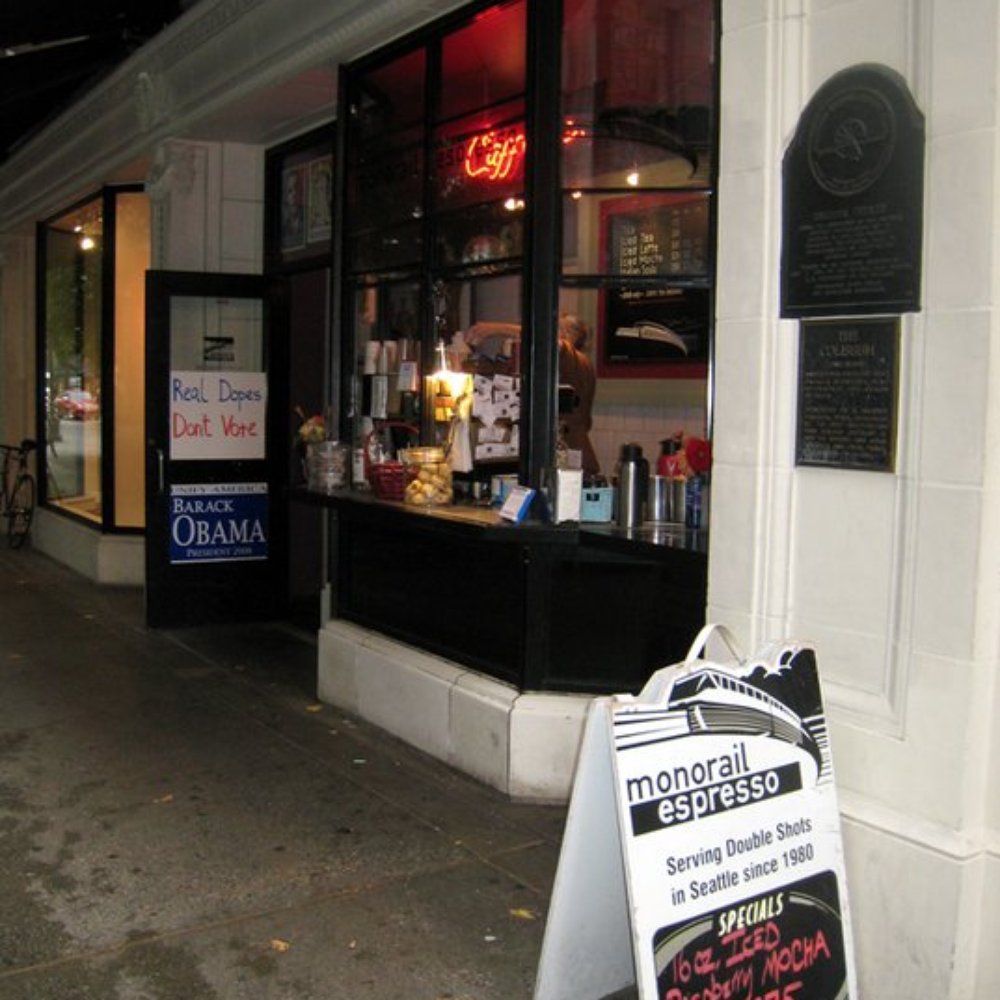 Monorail Espresso - The front - Coffee & Tea Near Me - Seattle, Washington Monorail Espresso - The front - Coffee & Tea Near Me - Seattle, Washington