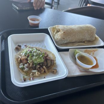El Taco Bar - Chicken Asada Taco & California Burrito. Excellent!! - Tacos Near Me - Temecula, California