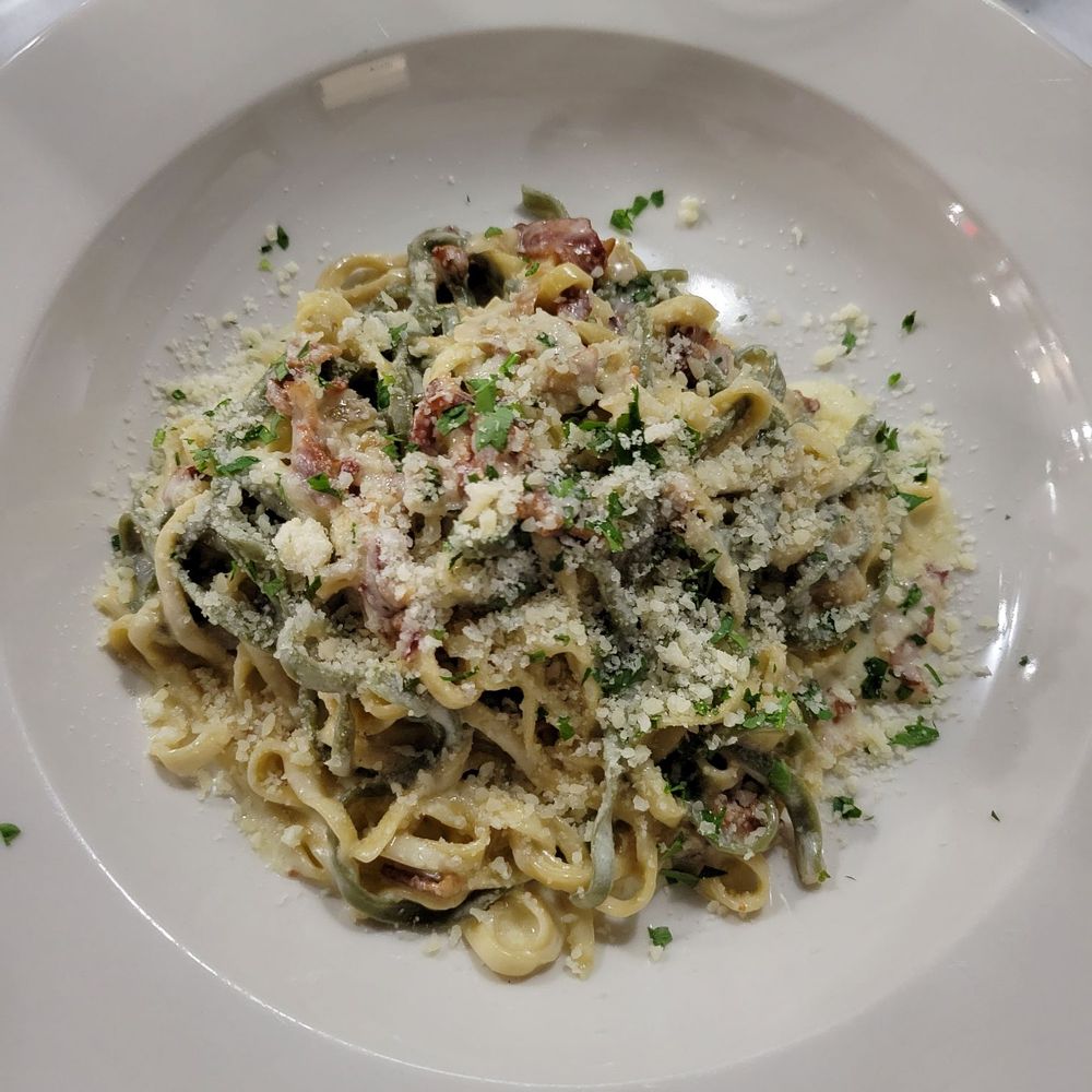 Caffe Buon Gusto - Linguine carbonara - Italian Near Me - Hoboken, New Jersey Caffe Buon Gusto - Linguine carbonara - Italian Near Me - Hoboken, New Jersey