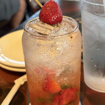 Ford's Garage Sarasota - Strawberry basil cocktail - Comfort Food Near Me - Sarasota, Florida Ford's Garage Sarasota - Strawberry basil cocktail - Comfort Food Near Me - Sarasota, Florida