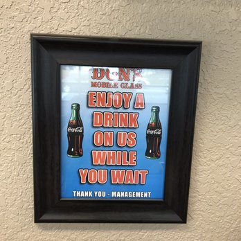 Don's Mobile Glass, Inc.- Manteca - Cute sign over mini fridge - Auto Glass Services Near Me - Manteca, California