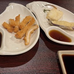 Apps: chicken katsu, 16. Age Tofu, eggplant tempura