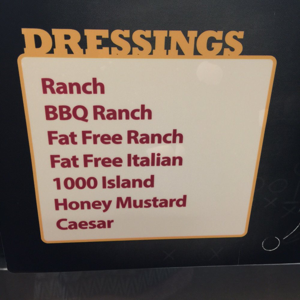Billy Sims BBQ - Salad dressings!!! - Barbeque Near Me - Altus, Oklahoma