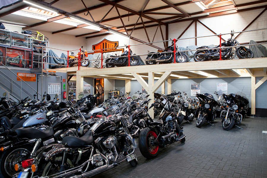 Stilvolle Harley Davidson Magdeburg Fotos