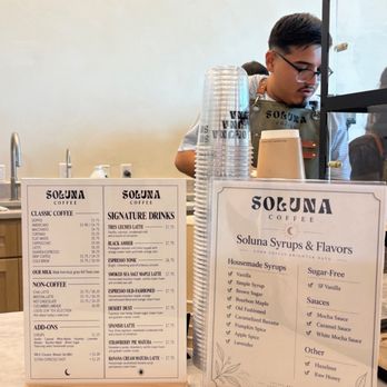Soluna Coffee - Menu. - Coffee & Tea Near Me - Katy, Texas Soluna Coffee - Menu. - Coffee & Tea Near Me - Katy, Texas