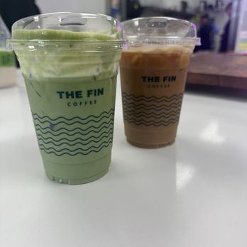 The Fin Coffee - Matcha and honey latte - Coffee & Tea Near Me - Murrieta, California The Fin Coffee - Matcha and honey latte - Coffee & Tea Near Me - Murrieta, California