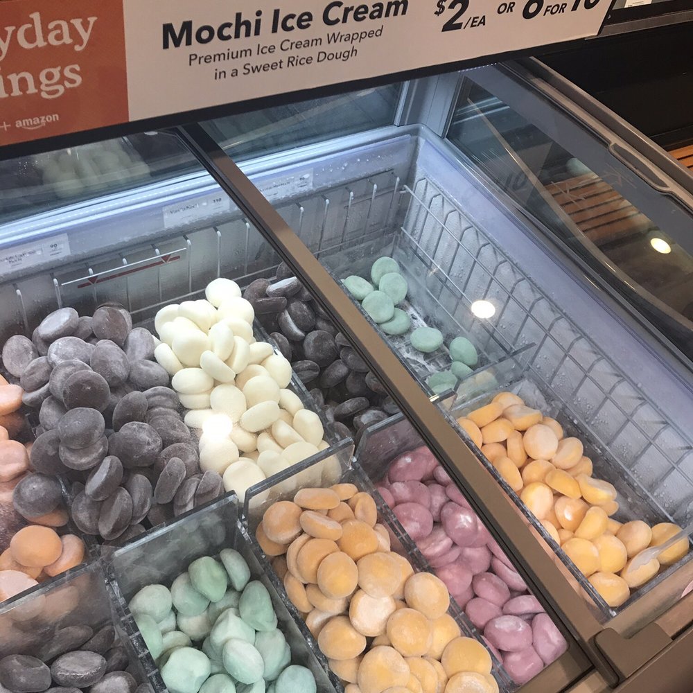 Whole Foods Market - Mochi ice cream. This was "different". The ice cream inside was good. Didn't care for the coating. - Coffee Roasteries Near Me - Raleigh, North Carolina Whole Foods Market - Mochi ice cream. This was "different". The ice cream inside was good. Didn't care for the coating. - Coffee Roasteries Near Me - Raleigh, North Carolina