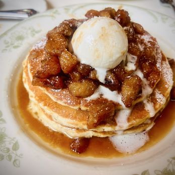 Grace's - Bananas Foster Pancakes (beyond yum!) - American Near Me - Houston, Texas