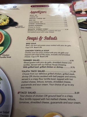 Menu photo 1 Las Palmas Mexican Restaurante Antioch, TN