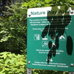 Hyland Forest Park - Nature Play Area.