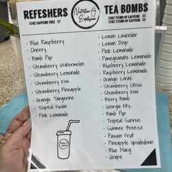 Nutrition Explosion - Menu