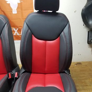 Second Gen Upholstery - Two tone Katzkin leather install - Auto Upholstery Near Me Second Gen Upholstery - Two tone Katzkin leather install - Auto Upholstery Near Me