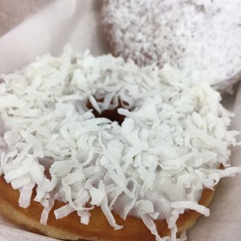 Glazed Doughnuts - There weren't any coconut in the case and they made me a fresh one. OMG!!! - Bakeries Near Me - Hampton, Virginia