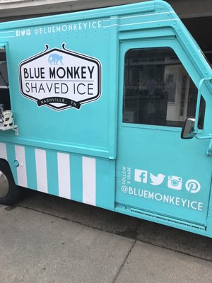 Blue Monkey Shaved Ice by null
