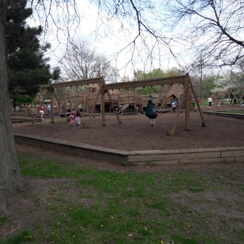 Indian Boundary Park - Swing set behind playground - Parks Near Me - Chicago, Illinois