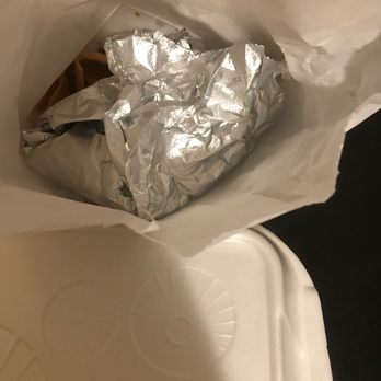 Maria's Bar and Grill - Whats wrong with these people head. received dinner. Toos in foil.Food inside in foil. Food spilling - Mexican Near Me - Downey, California Maria's Bar and Grill - Whats wrong with these people head. received dinner. Toos in foil.Food inside in foil. Food spilling - Mexican Near Me - Downey, California