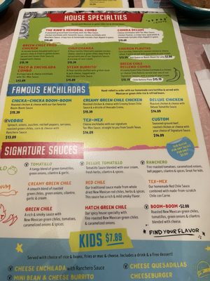 Menu photo 1 Chuy's Pembroke Pines, FL