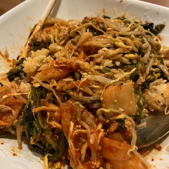 Jin Cook - Overprice $21.54 , like pickles with fried egg, too much sauce and salty. - Korean Near Me - Glendale, California