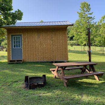 Gilbert RV Campground - We call these shot gun cabins. It is a single room with a full & queen bed, refrigerator & air conditioner.A short walk to showers & BR - Campgrounds Near Me - Gilbert, Arkansas Gilbert RV Campground - We call these shot gun cabins. It is a single room with a full & queen bed, refrigerator & air conditioner.A short walk to showers & BR - Campgrounds Near Me - Gilbert, Arkansas