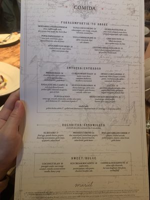 Menu photo 6 Mariel Boston, MA