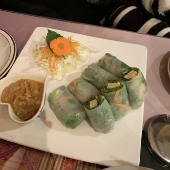 Sala Thai - Fresh spring rolls (note the tofu) - Thai Near Me - Oklahoma City, Oklahoma Sala Thai - Fresh spring rolls (note the tofu) - Thai Near Me - Oklahoma City, Oklahoma