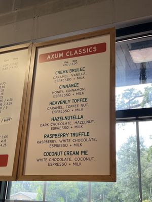 Menu photo 1 Axum Coffee Winter Garden, FL Menu photo 1 Axum Coffee Winter Garden, FL