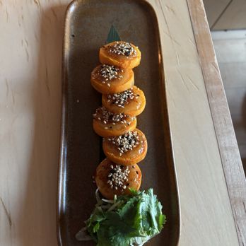 Neighborhood Sushi - Glazed Sweet Potato - Japanese Near Me - Austin, Texas Neighborhood Sushi - Glazed Sweet Potato - Japanese Near Me - Austin, Texas