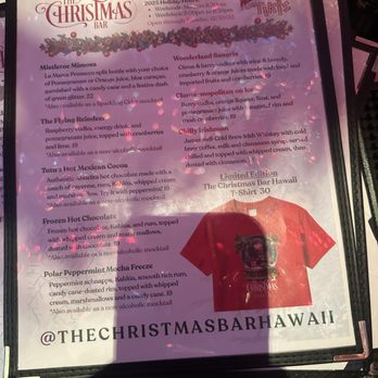 The Christmas Bar - Pop-Up Restaurants Near Me - Honolulu, Hawaii The Christmas Bar - Pop-Up Restaurants Near Me - Honolulu, Hawaii
