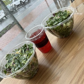 Chopt Creative Salad Co. - Mexican Cesar Salad with Hibiscus Tea - Salad Near Me - Gaithersburg, Maryland