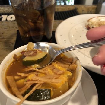 Village Cafe - Chicken tortilla soup (boy always on the menu & was the soup of the day). - American Near Me - Fayetteville, Georgia