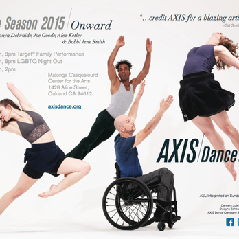 AXIS Dance Company - 2015 Home Season promotion - Performing Arts Near Me - Berkeley, California