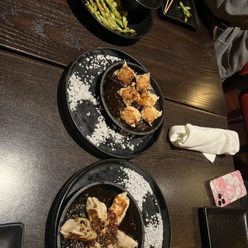 P.F. Chang's - Spicy garlic edamame, pork and shrimp fried dumplings - Chinese Near Me - Riverside, California