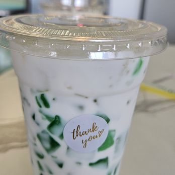 Cafe Thang - Green grass jelly with coconut - Coffee & Tea Near Me - Tucson, Arizona Cafe Thang - Green grass jelly with coconut - Coffee & Tea Near Me - Tucson, Arizona