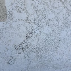 Street art from the homeless outside