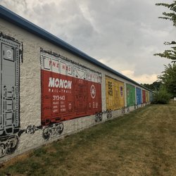 Monon Trail Love Train - A portion of the trail.
