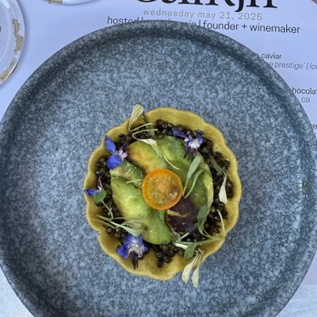 CUCINA Enoteca - Wild garlic tartlet - Italian Near Me - Irvine, California CUCINA Enoteca - Wild garlic tartlet - Italian Near Me - Irvine, California