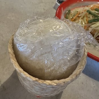 Basil Babe - Sticky Rice - came with Papaya Salad - Thai Near Me - Ypsilanti, Michigan
