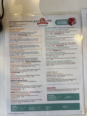 Menu photo 1 Just Love Coffee Cafe Hermitage, TN Menu photo 1 Just Love Coffee Cafe Hermitage, TN