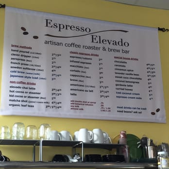 Espresso Elevado - Menu - Coffee Roasteries Near Me - Plymouth, Michigan Espresso Elevado - Menu - Coffee Roasteries Near Me - Plymouth, Michigan