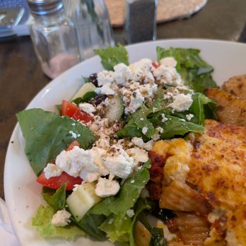 Zito Greek Kitchen - Awesome greek side salad with my main - Greek Near Me - Mount Airy, North Carolina Zito Greek Kitchen - Awesome greek side salad with my main - Greek Near Me - Mount Airy, North Carolina