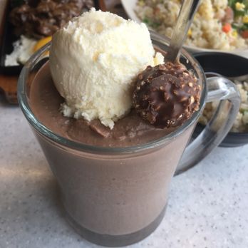Bubble World - ferrero slush with addtnl vanilla ice cream - Taiwanese Near Me - Burnaby, British Columbia